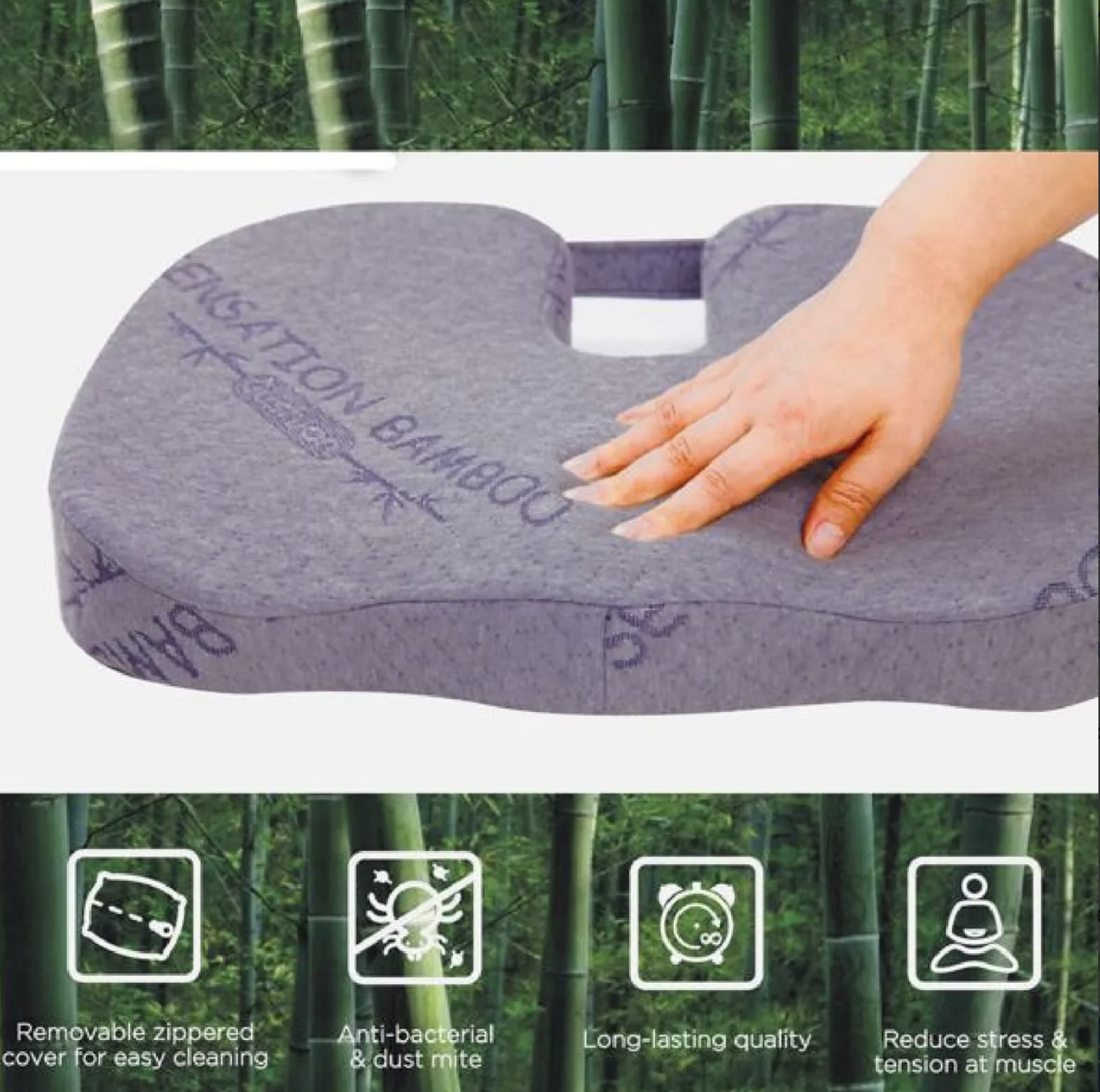 Miniatura 4 de cojin lumbar espuma memoria viscoelastic